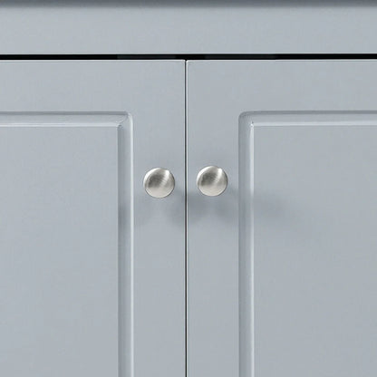 Modern Stylish Triangle Corner Storage Cabinet with Two Adjustable Internal Shelves