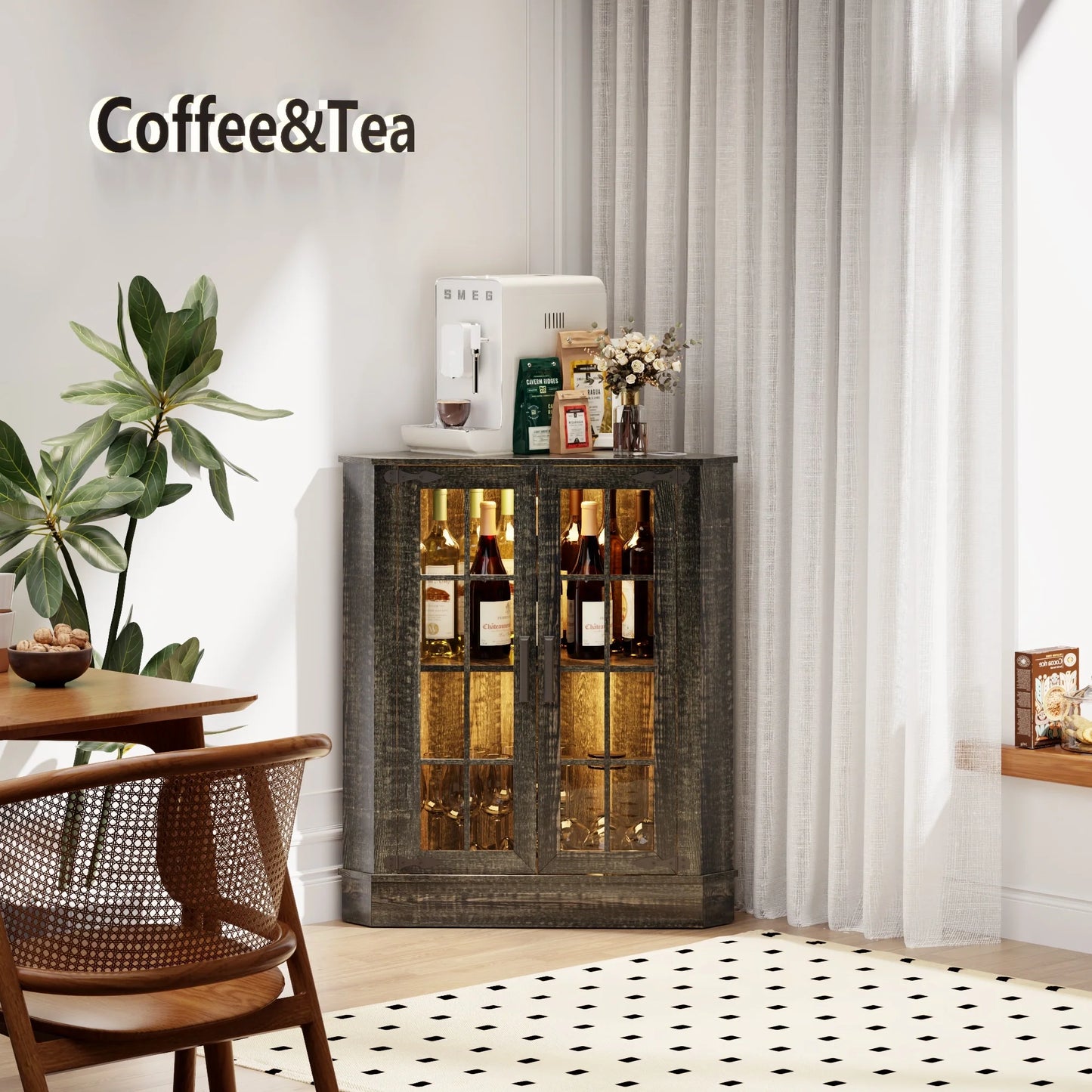 20"Wide Corner Storage Cabinet - N/A