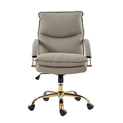 Sandy Waterproof PU Leather 360-Degree Swivel Office Chair