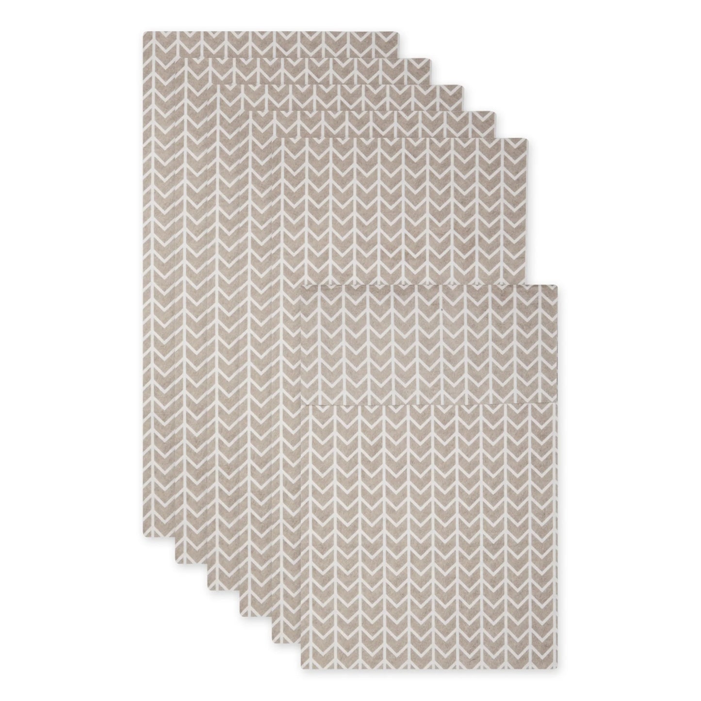 DII Nautical Blue Market Print Fridge Liner (Set of 6)