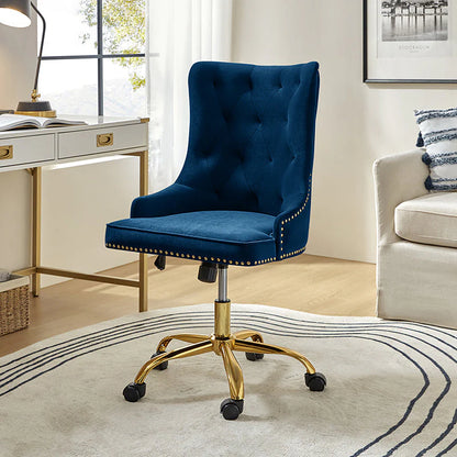 Adega Velvet Adjustable Office Chair