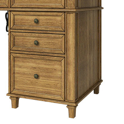 Christian 50" Farmhouse Desk with Lift Top and USB