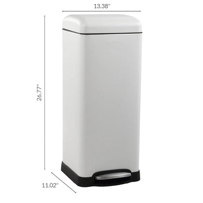 happimess Betty Retro 8-Gallon Step-Open Trash Can