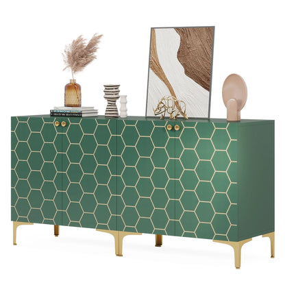 31.5'' Modern Accent Storage Cabinet for Living Room Kitchen (Set of 2 )