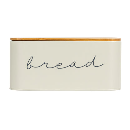 Metal "Bread" Bin with Bamboo Lid