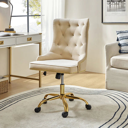 Adega Velvet Adjustable Office Chair