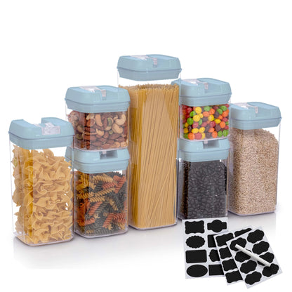 Cheer Collection 7-piece Stackable Airtight Food Storage Container Set