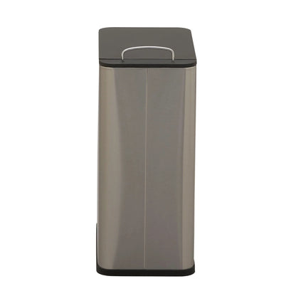 Household Essentials Stainless Steel Slim Trash Can