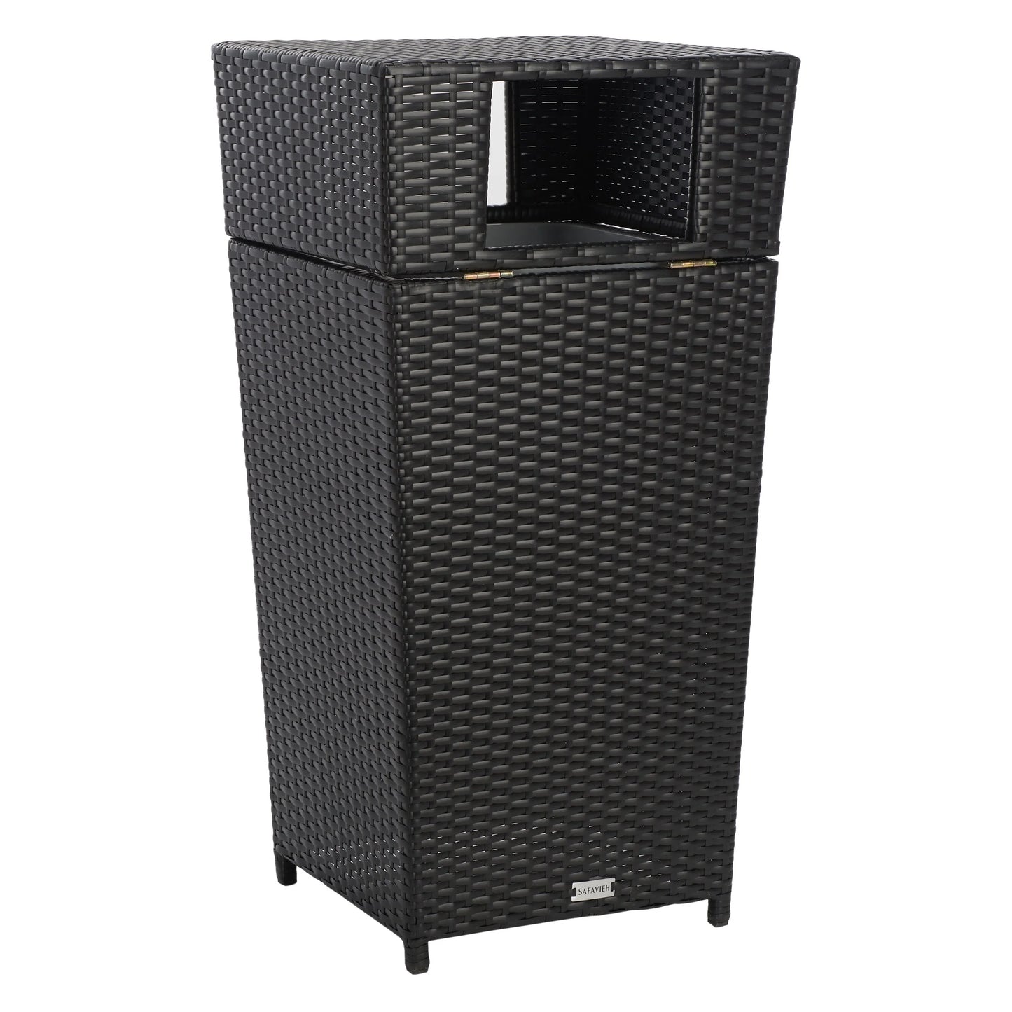 SAFAVIEH Outdoor Jennie Trash Bin (Fully Assembled)