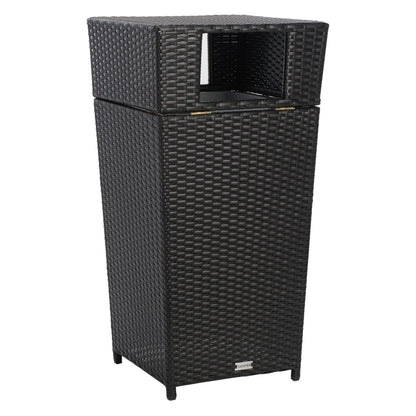 SAFAVIEH Outdoor Jennie Trash Bin (Fully Assembled)