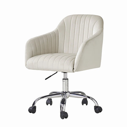 Theo Modern Velvet Task Chair with Tufted Back