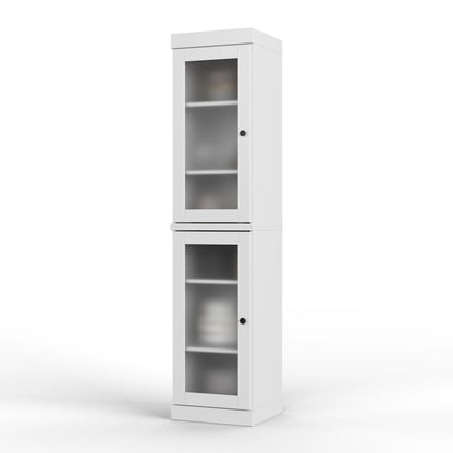 100% Solid Wood 16.5" Kitchen Pantry Cabinet with Doors by Palace Imports