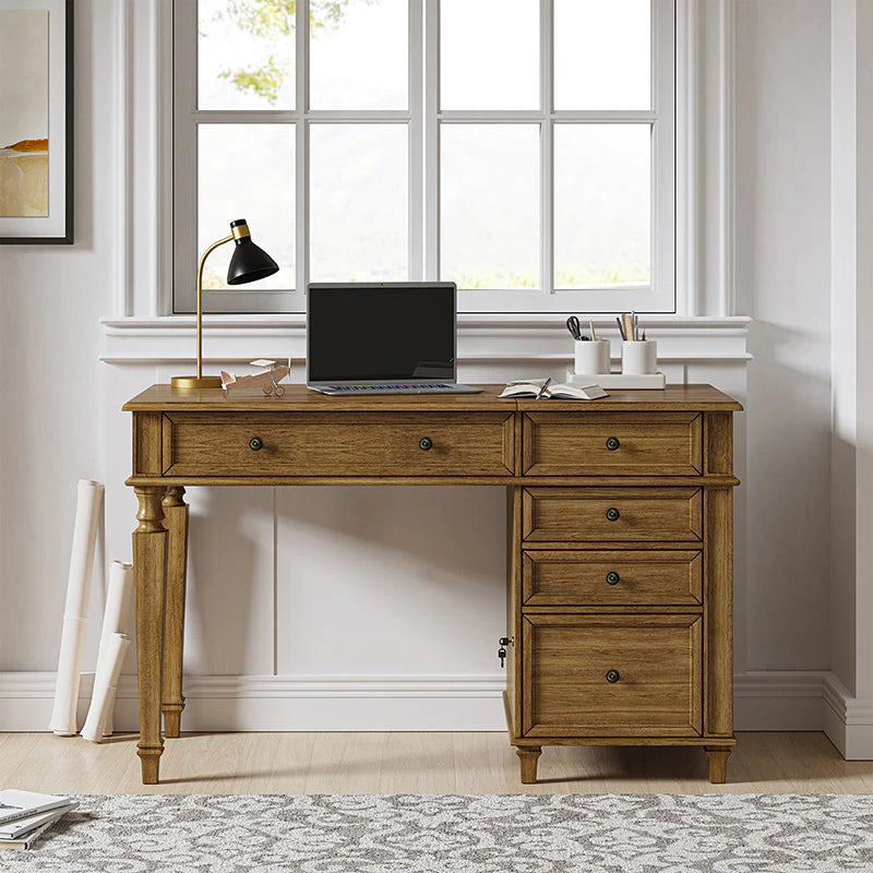 Christian 50" Farmhouse Desk with Lift Top and USB