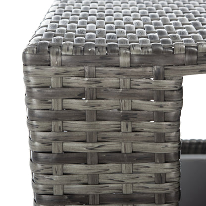 SAFAVIEH Outdoor Jennie Trash Bin (Fully Assembled)