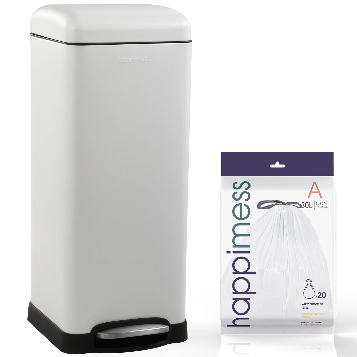 happimess Betty Retro 8-Gallon Step-Open Trash Can