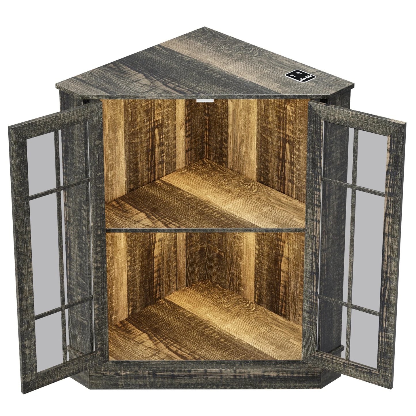 20"Wide Corner Storage Cabinet - N/A