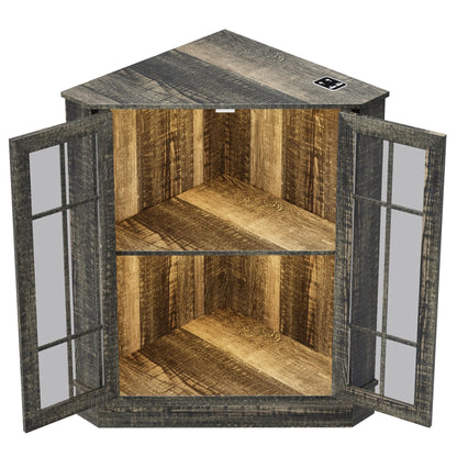 20"Wide Corner Storage Cabinet - N/A