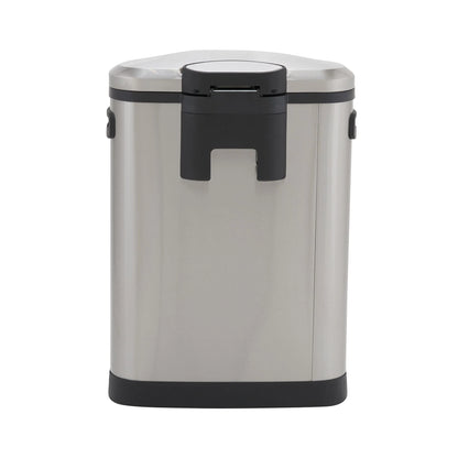 Household Essentials Stainless Steel Step Trash Can with Plastic Liner