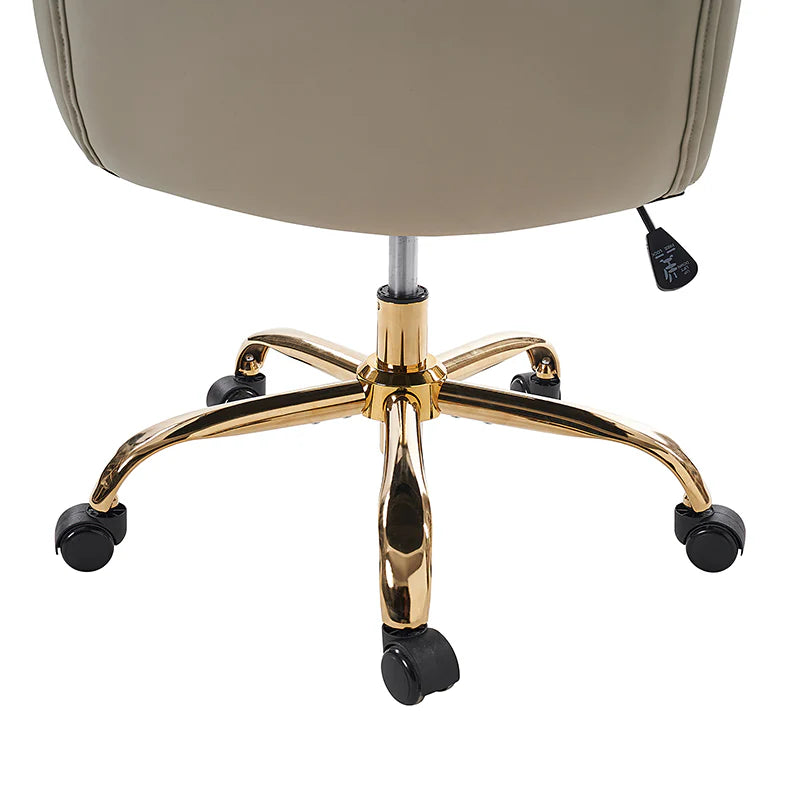 Sandy Waterproof PU Leather 360-Degree Swivel Office Chair