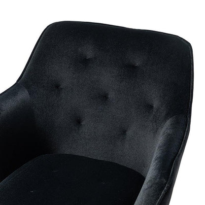 Jovida Velvet Tufted Office Chair