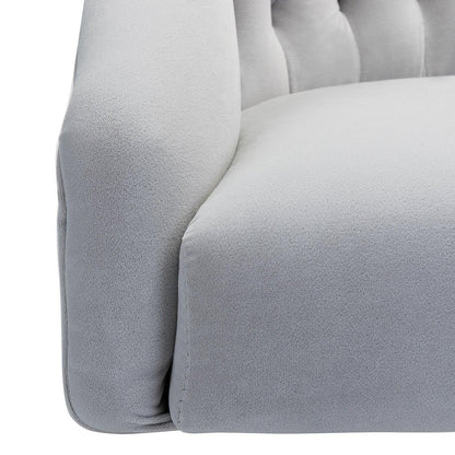 Penelope Velvet Tufted Office Chair