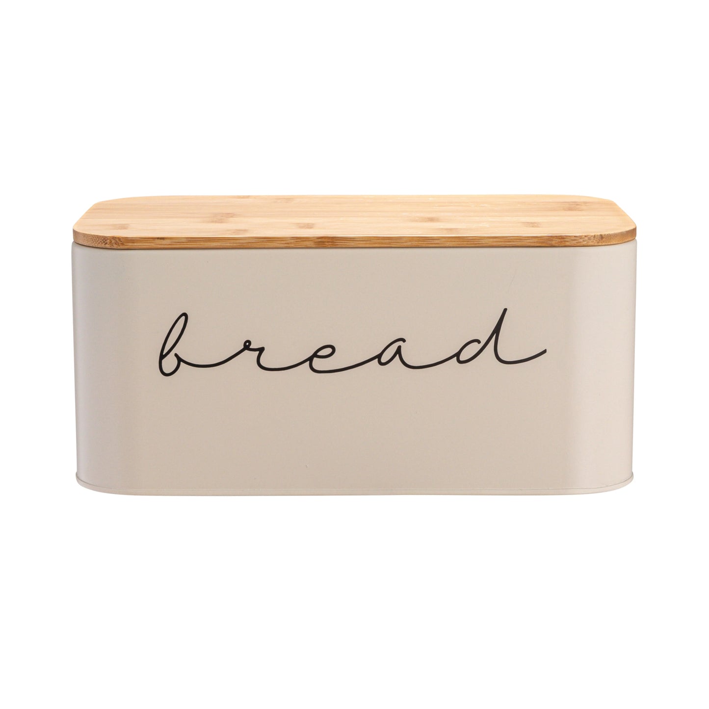 Metal "Bread" Bin with Bamboo Lid