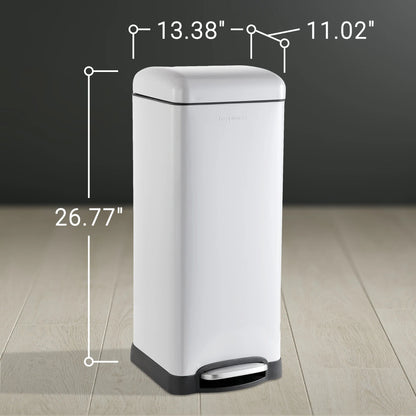 happimess Betty Retro 8-Gallon Step-Open Trash Can