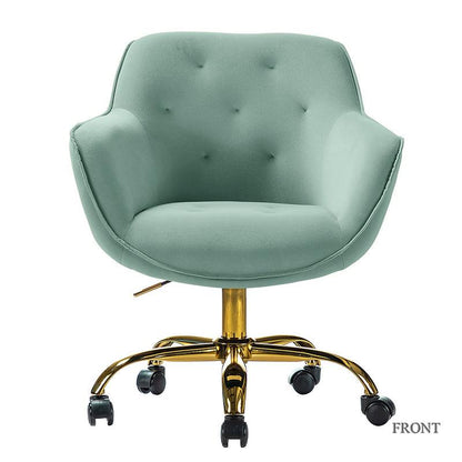 Jovida Velvet Tufted Office Chair