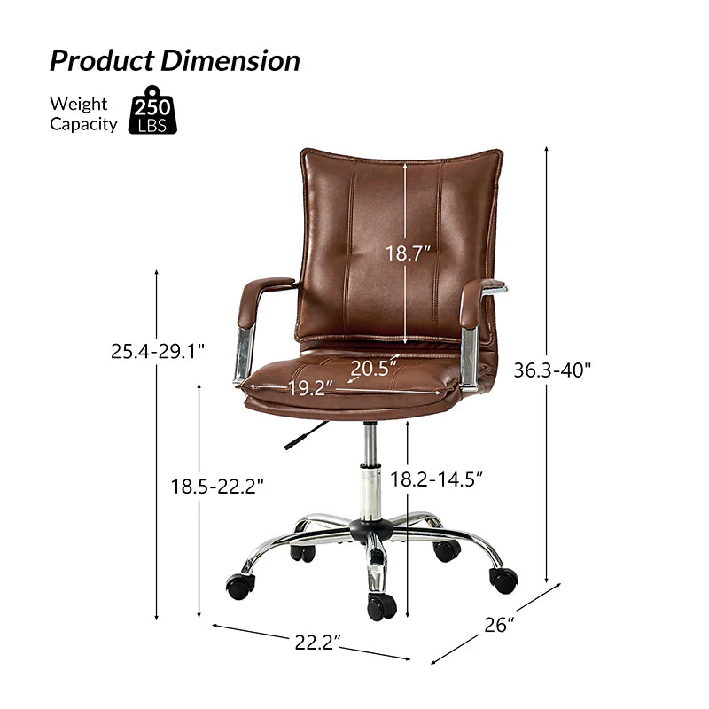Doug Task Chair with Padded Arms