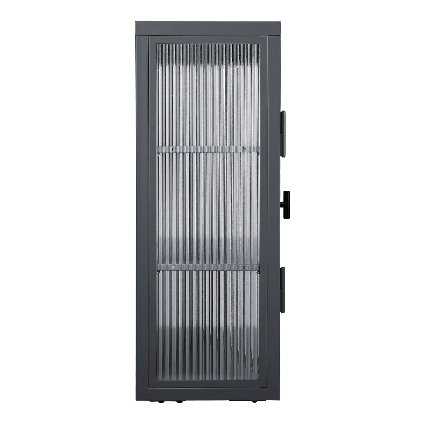 Retro Style Glass Door Wall Cabinet