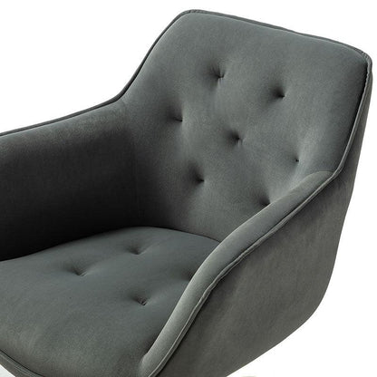 Jovida Velvet Tufted Office Chair
