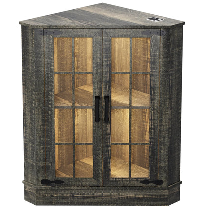 20"Wide Corner Storage Cabinet - N/A