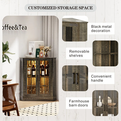 20"Wide Corner Storage Cabinet - N/A