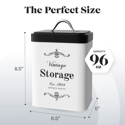 Amici Home Antique Shoppe Vintage Metal Canister