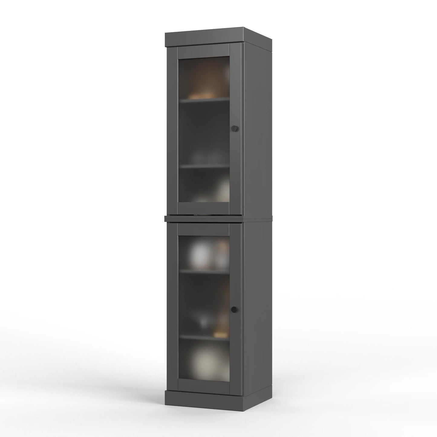 100% Solid Wood 16.5" Kitchen Pantry Cabinet with Doors by Palace Imports