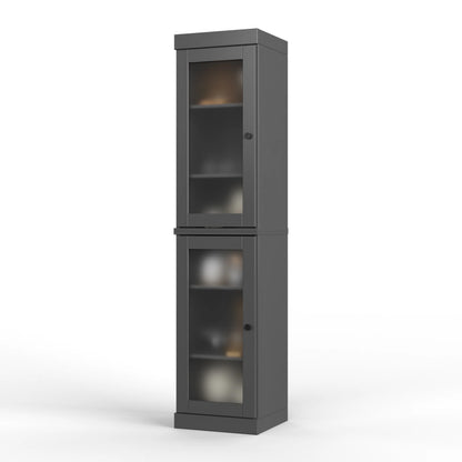 100% Solid Wood 16.5" Kitchen Pantry Cabinet with Doors by Palace Imports
