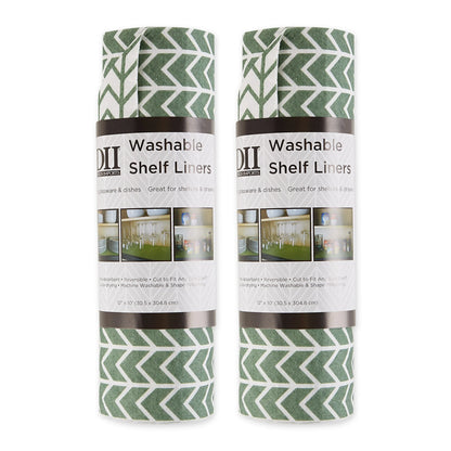 DII Grey Lattice Shelf Liner (Set of 2)