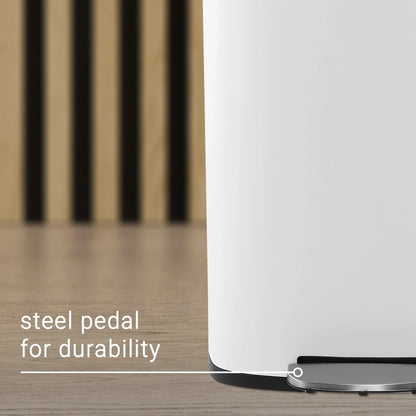 happimess 13-Gallon Trash Can with Soft-Close Lid and FREE Mini Trash Can