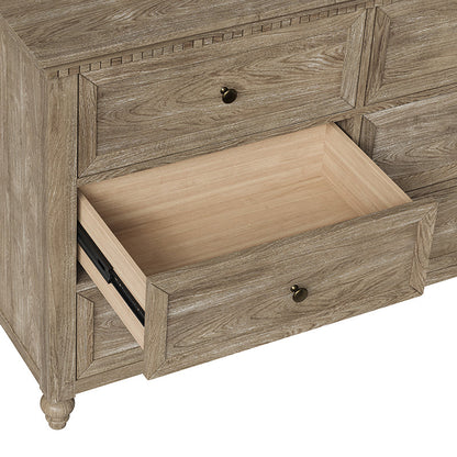 Benedikt 54" Wide 6 Drawer Dresser