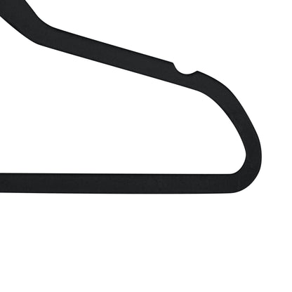 Simplify 25 Pack Slim Velvet Gold Hook Hangers - 17.7" x 9"