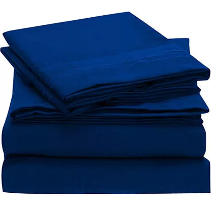 Brushed Microfiber Hypoallergenic 4 pcs Bedsheet Set