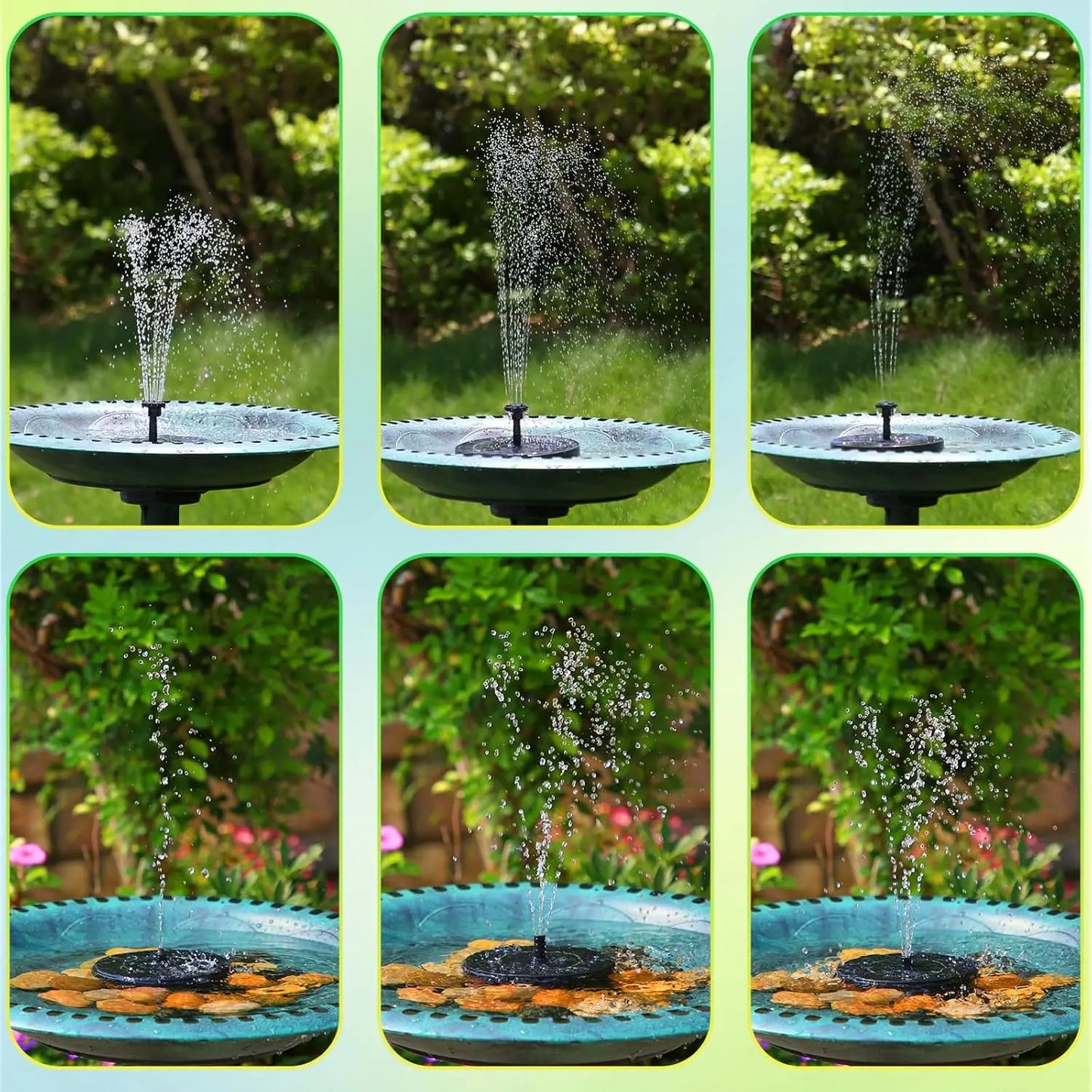 Solar Bird Bath Fountain Pump
