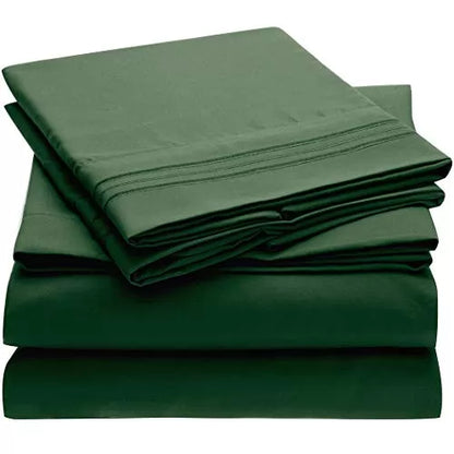 Brushed Microfiber Hypoallergenic 4 pcs Bedsheet Set