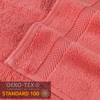 Superior Soft and Absorbent Zero Twist Cotton 6-piece Towel Set