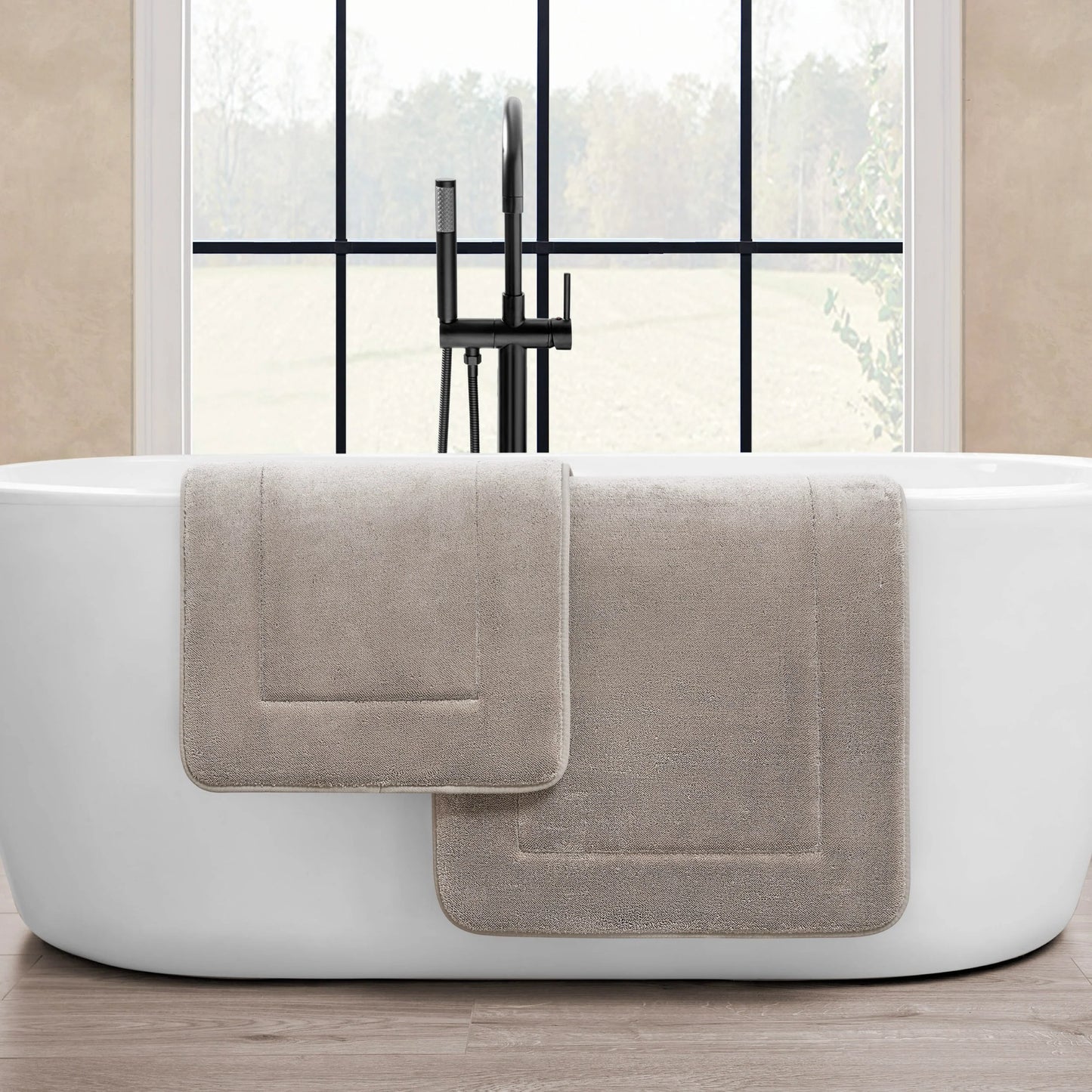 Oliver Brown Terry Memory Foam Bath Mat