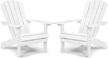 Adirondack Chair ,Patio Chairs 5 Steps Easy Installation,Widely Used in Outdoor, Fire Pit, Deck, Outside, Garden, Campfire Chairs