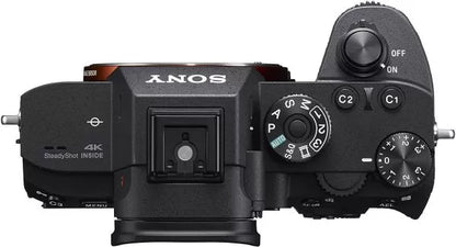 Sony a7R III Mirrorless Camera: 42.4MP Full Frame High Resolution Interchangeable Lens Digital Camera with Front End LSI Image Processor, 4K HDR Video and 3" LCD Screen - ILCE7RM3/B Body, Black