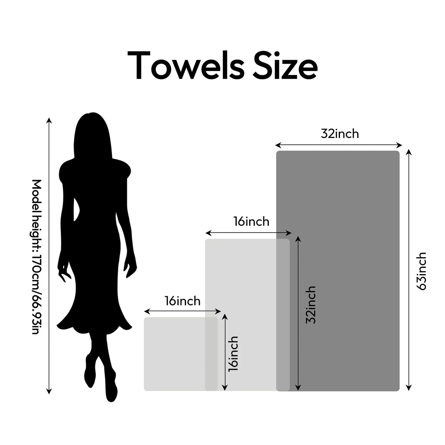 8 Piece Oversized Bath Towel Set, 100% Cotton Bath Towels, Highly Absorbant Bordered Towels