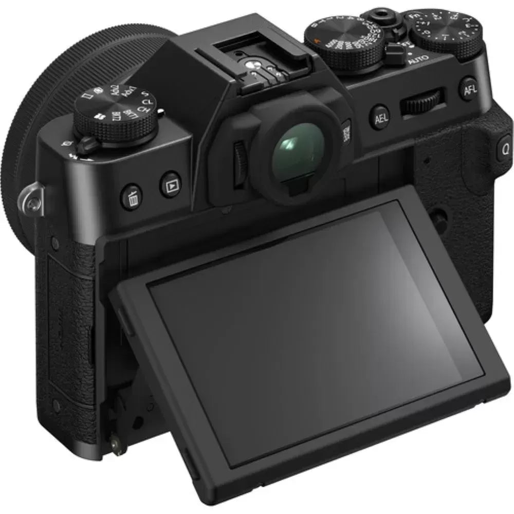 FUJIFILM X-T30 II Mirrorless Digital Camera | Body Only, Black + Cleaning Kit + Memory Card and Case + Screen Protectors + Camera Case + Memory Card Reader + Lens Cap Keeper + Spare Battery and Charger Bundle