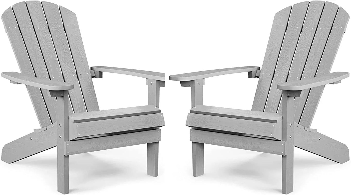 Adirondack Chair ,Patio Chairs 5 Steps Easy Installation,Widely Used in Outdoor, Fire Pit, Deck, Outside, Garden, Campfire Chairs